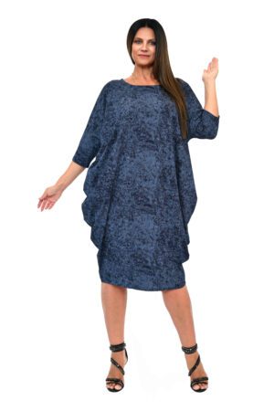 SUKIENKA AŁŁA  BAWEŁNIANA  GRANATOWA