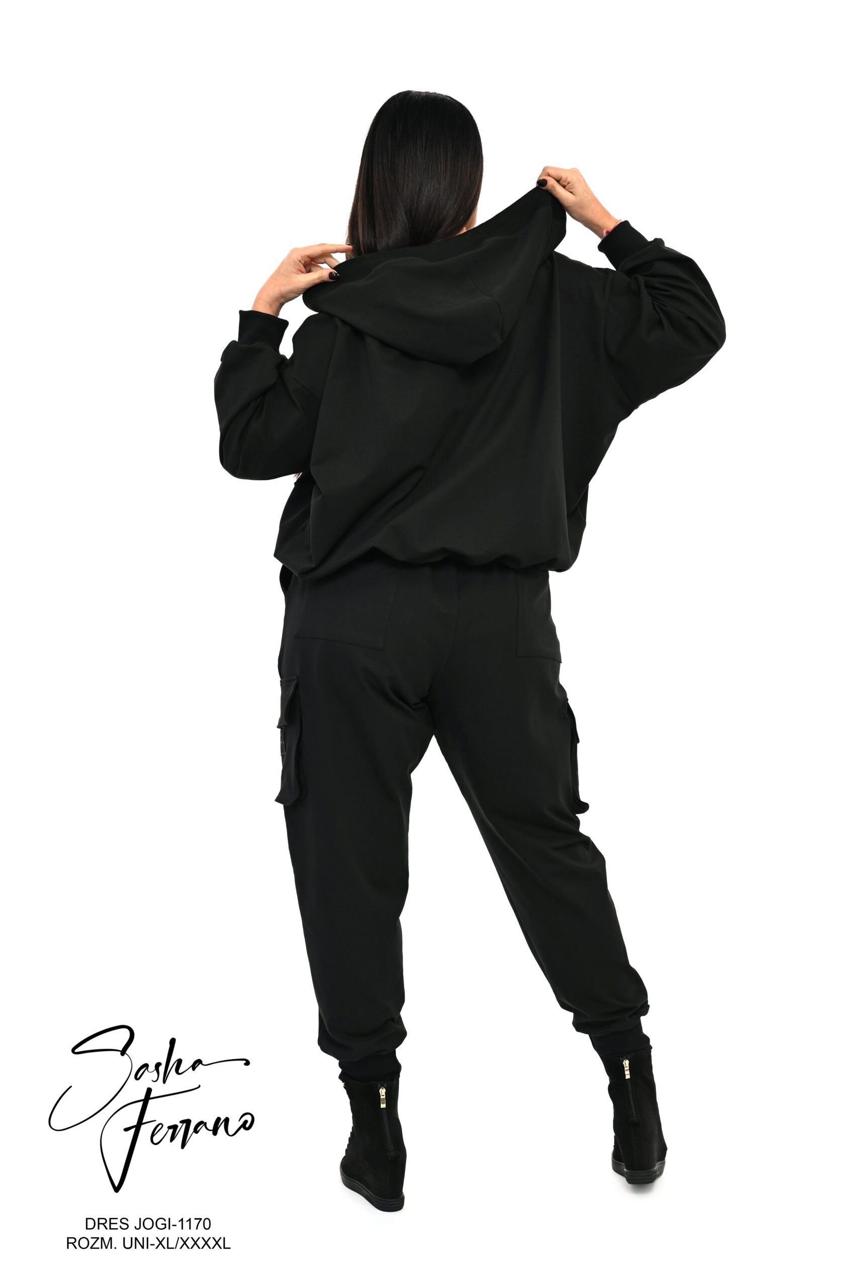 DRES JOGI CZARNY OVERSIZE 42/52 - obrazek 3