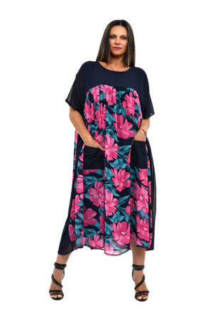 LETNIA SUKIENKA MERY OVERSIZE W KWIATY