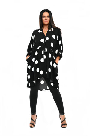 KOSZULA LOLITA CZARNA OVERSIZE-42/54