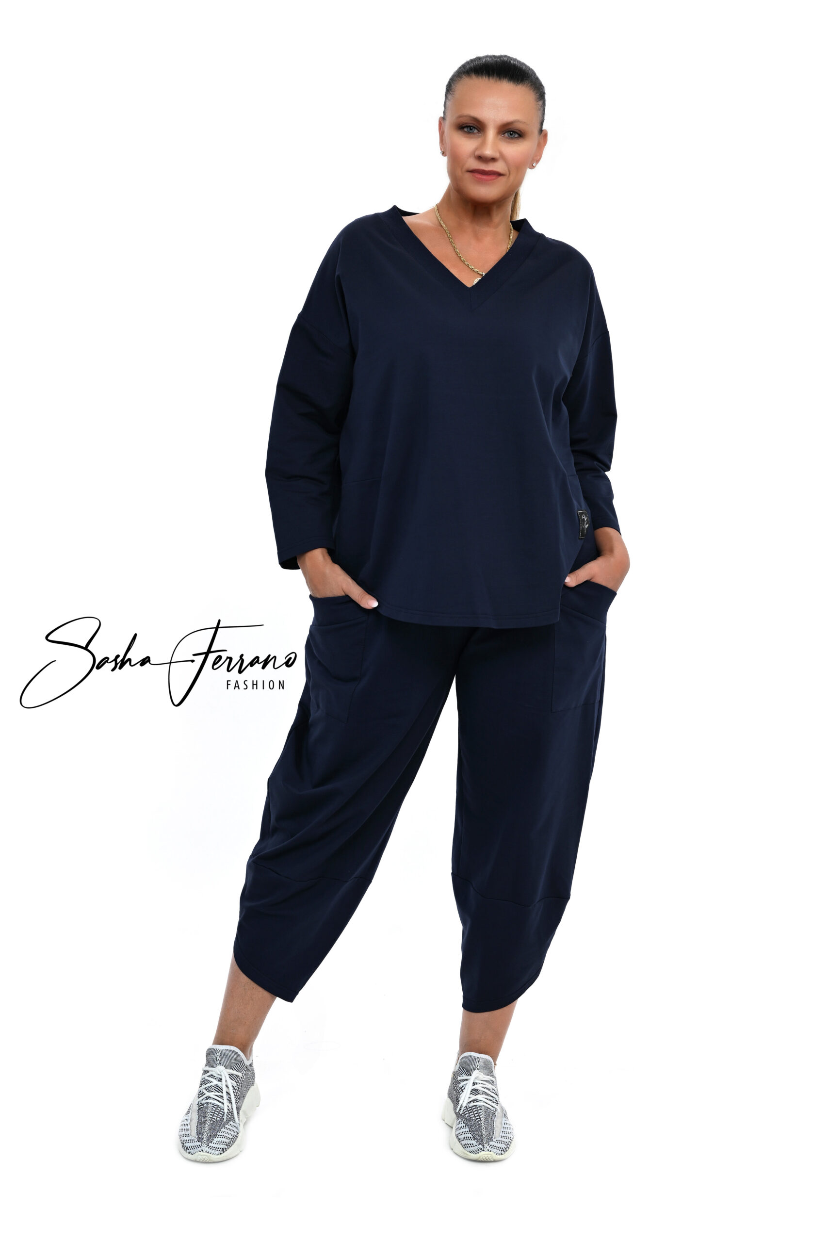 TOPOWY DINA DRES BAWEŁNIANY OVERSIZE 42/50