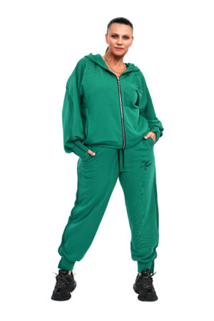 AWANGARDOWY DRES VIKI OVERSIZE 38/46 ODCIENIE ZIELENI