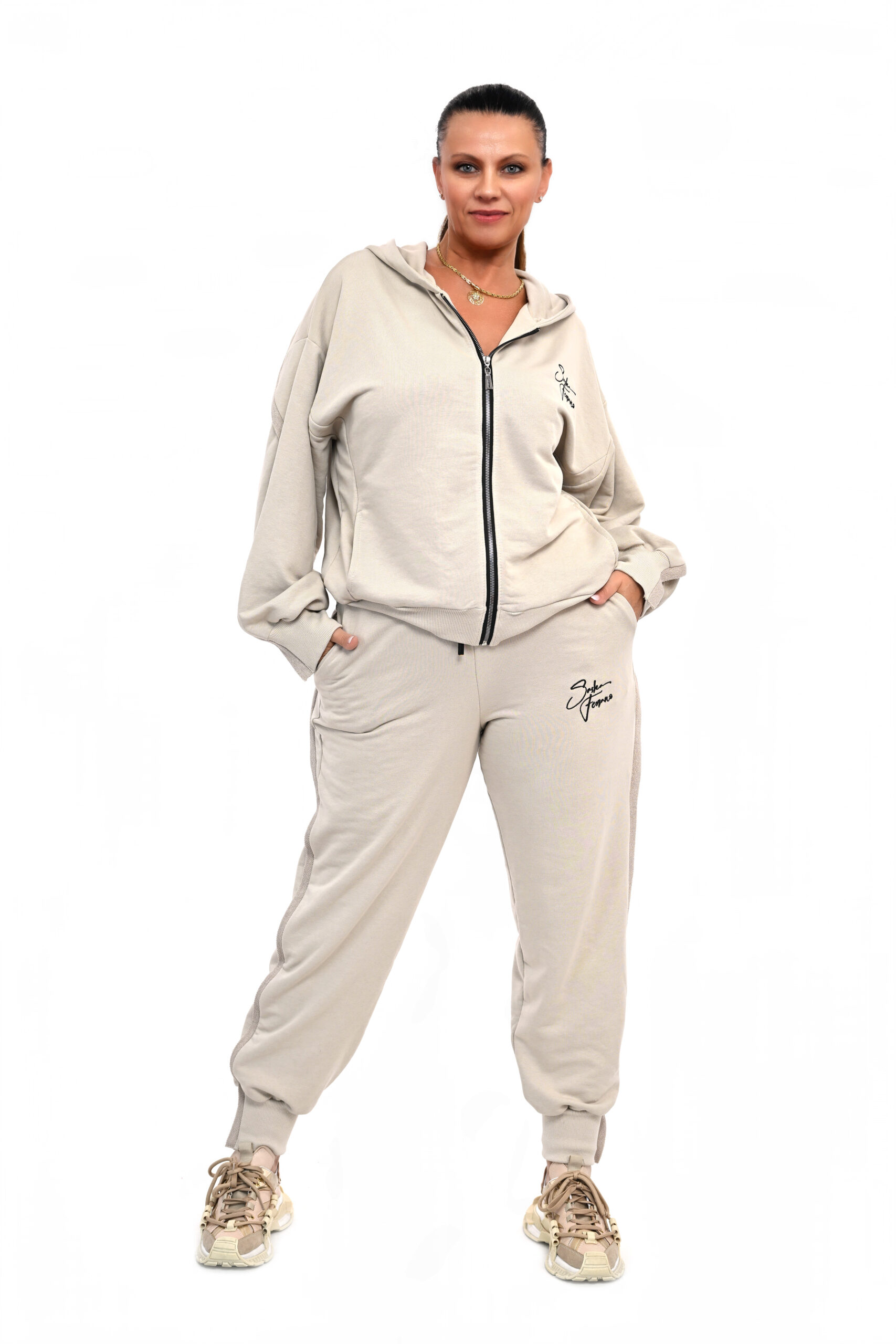 AWANGARDOWY DRES VIKI BAWEŁNINY OVERSIZE 38/46