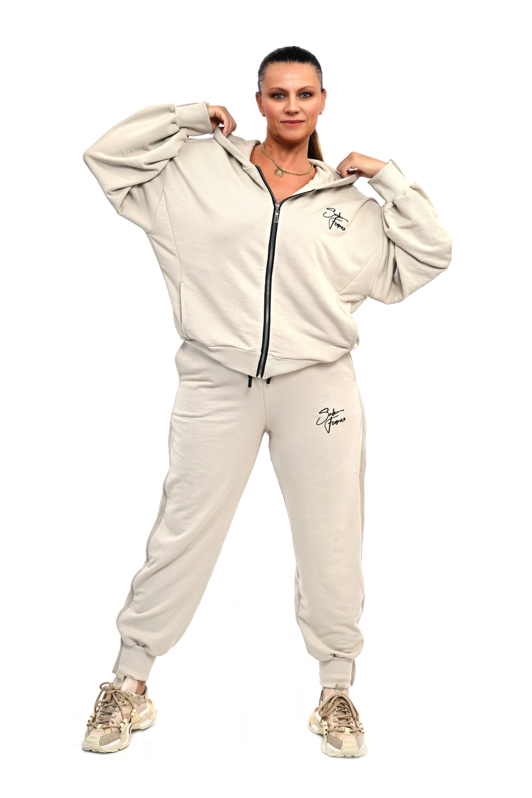 AWANGARDOWY DRES VIKI BAWEŁNINY OVERSIZE 38/46 - obrazek 4