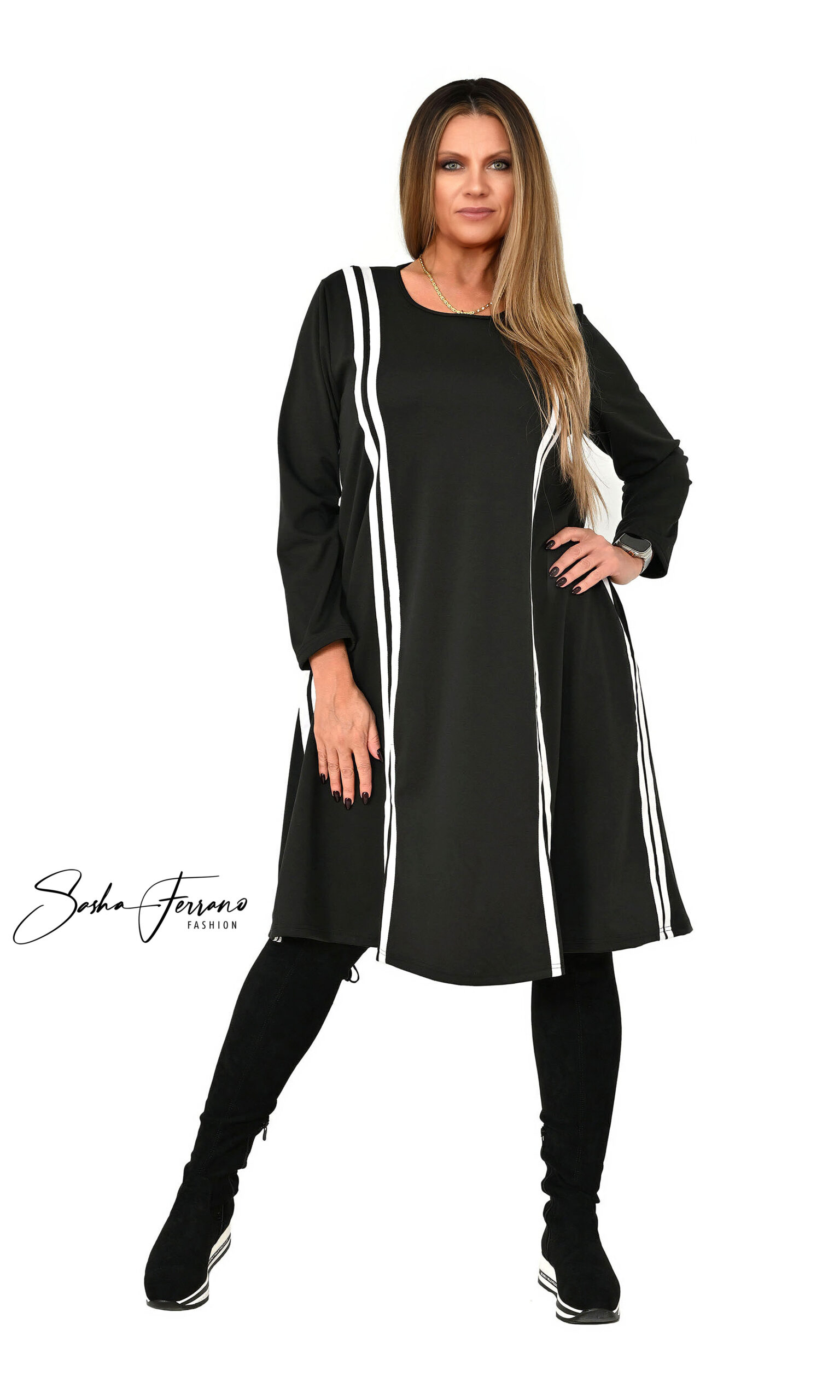 SPORTOWA SUKIENKA FERRA BAWEŁNIANA CZARNA