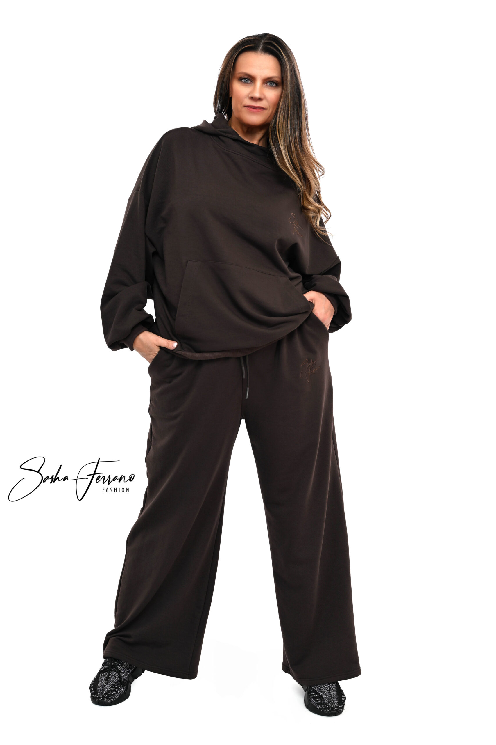 DRES BAWEŁNIANY MESSI OVERSIZE BRĄZ