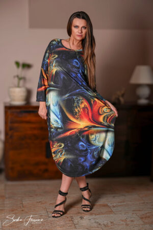 STYLOWA SUKIENKA JAJKO KOSMOS GALAKTYKA