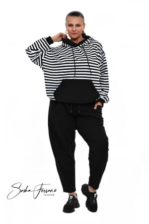 DESIGNERSKI DRES KANGO OVERSIZE 42/50 CZARNY