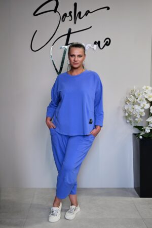 DRES DENA OVERSIZE ODCIENIE FIOLETU