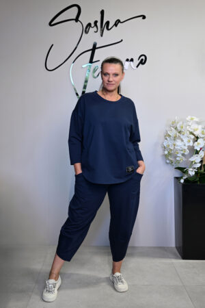 DRES DENA OVERSIZE GRANATOWY