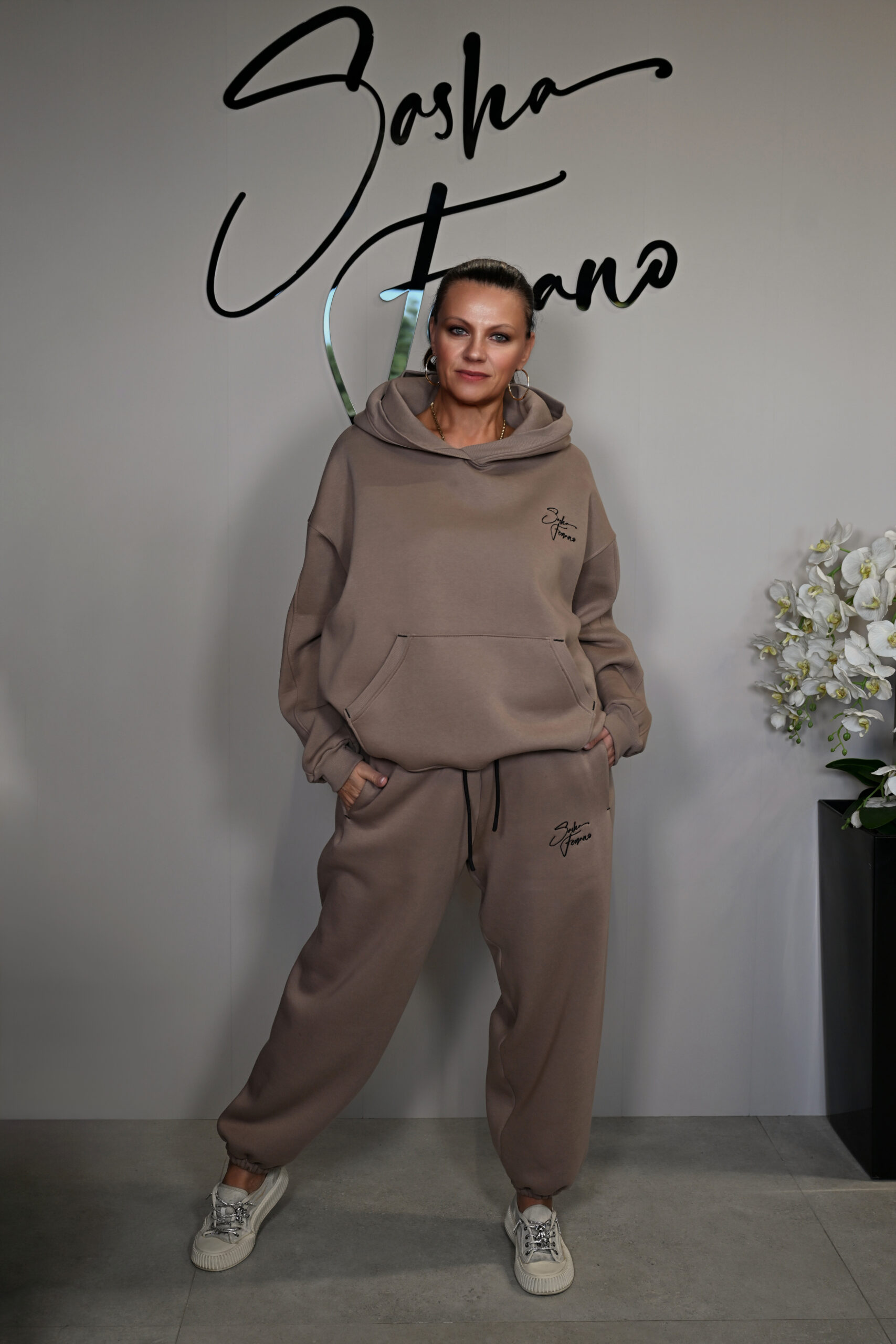 STYLOWY BAWEŁNIANY DRES ELAN OVERSIZE 40/50