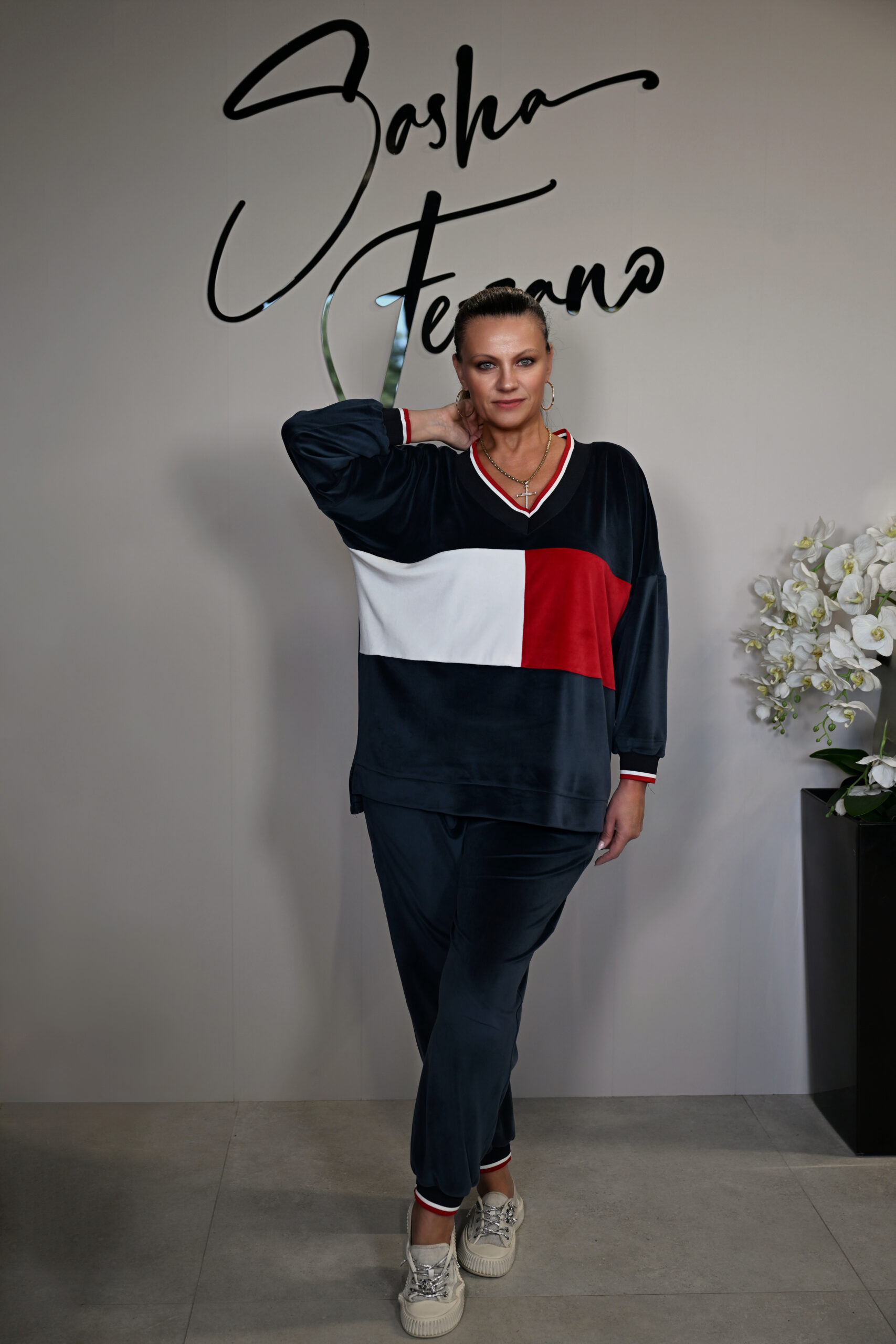 WELUROWY DRES MALTA - obrazek 2